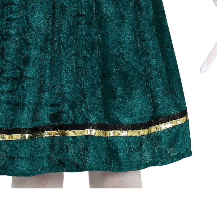 Pietenpak mekko lapsi vihreä/kulta