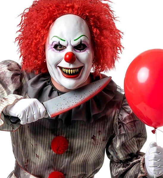Halloween-naamio: Paha klovni, lateksi