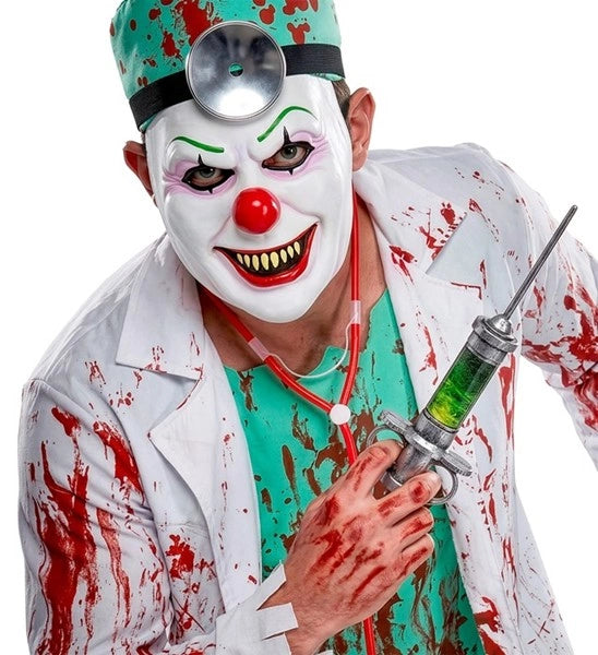 Halloween-naamio: Paha klovni, lateksi