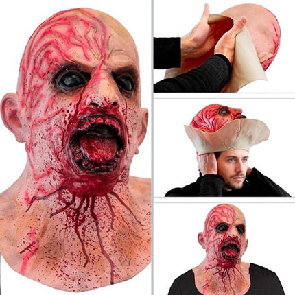 Verinen zombi-naamio, koko pää