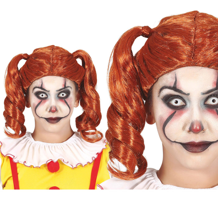 Oranssi peruukki hännät