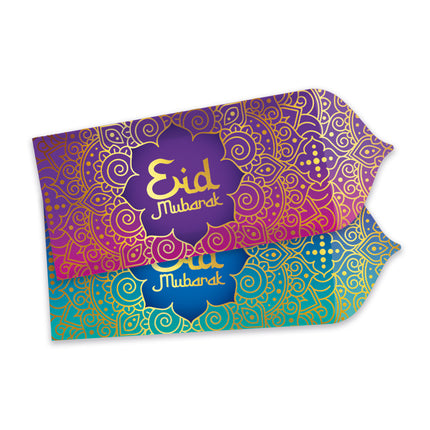 Eid Mubarak -lahjakortit 17,5 cm, 4 kpl
