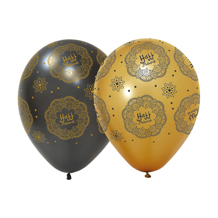 Hajj Mubarak -ilmapallot, 31 cm, 6 kpl