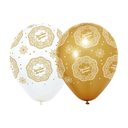 Ramadan Kareem -ilmapallot, 30 cm, 6 kpl