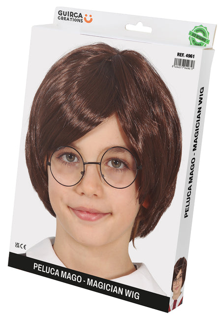 Harry peruukki Brown lapsi