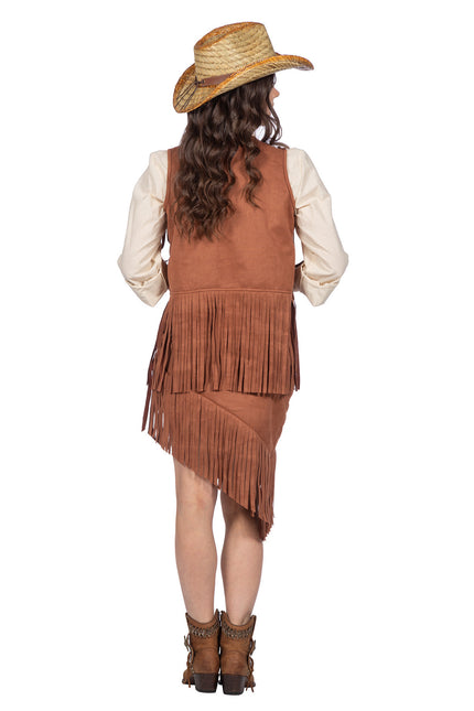 Lehmityttö puku Ruskea Hyvät 2 kpl