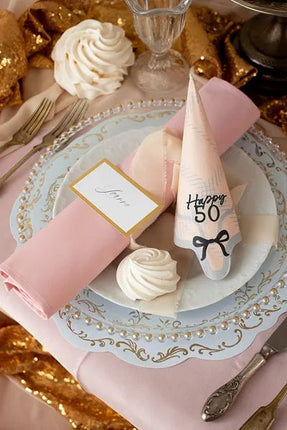 50 Jaar Servetten 33cm 12st van Partydeco koop je bij Partywinkel