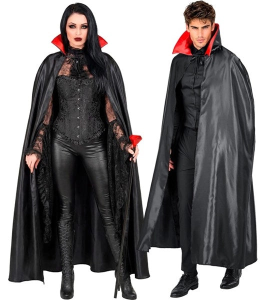 Vampyyrihuivi, musta-punainen, 1,4 m
