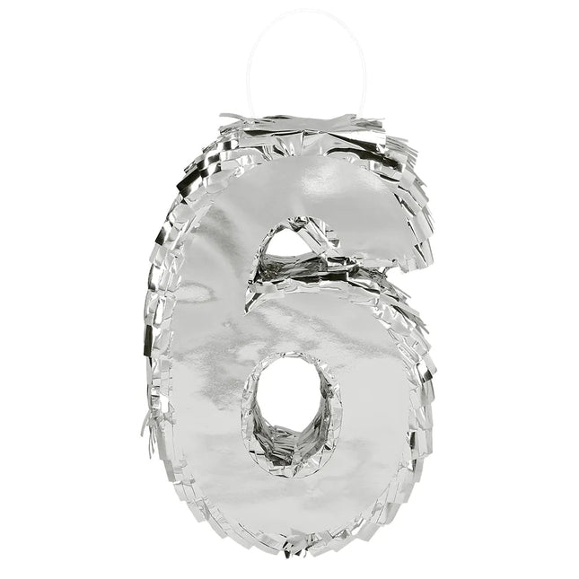 6 Jaar Pinata Zilver van Boland koop je bij Partywinkel