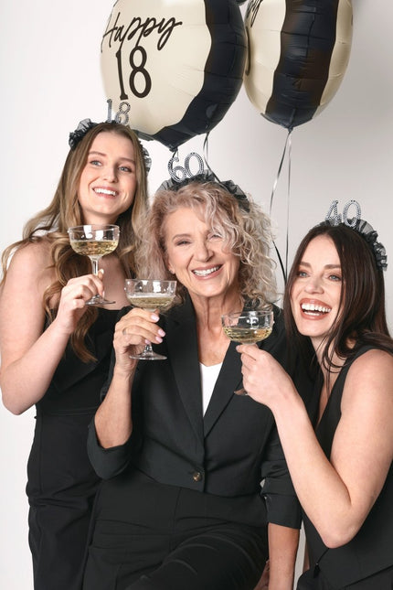 60 Jaar Haarband Zwart van Partydeco koop je bij Partywinkel