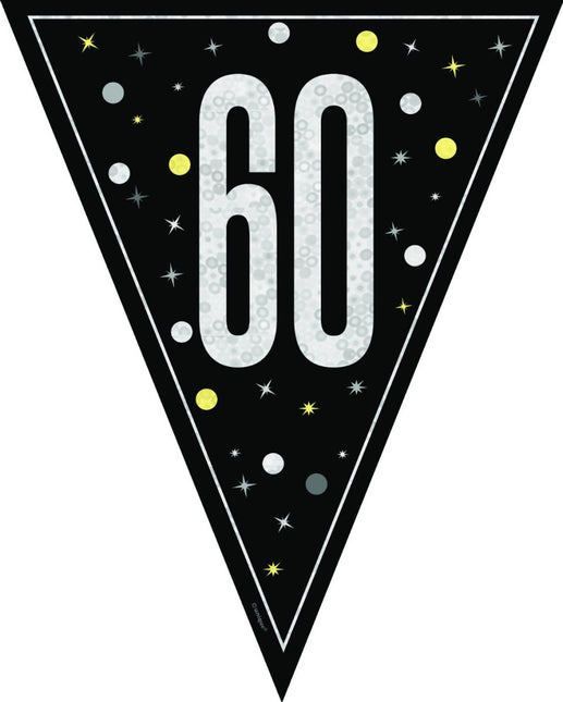 60 Jaar Vlag 2,74m van Unique koop je bij Partywinkel