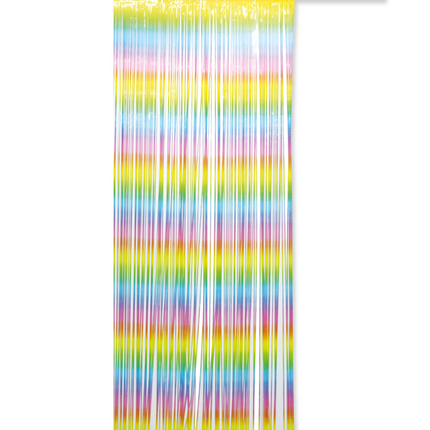 Sateenkaari-oviverho, Pastelli, 2,4 m