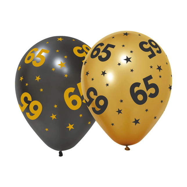 65 Jaar Ballonnen 31cm 6st van WeFiesta koop je bij Partywinkel