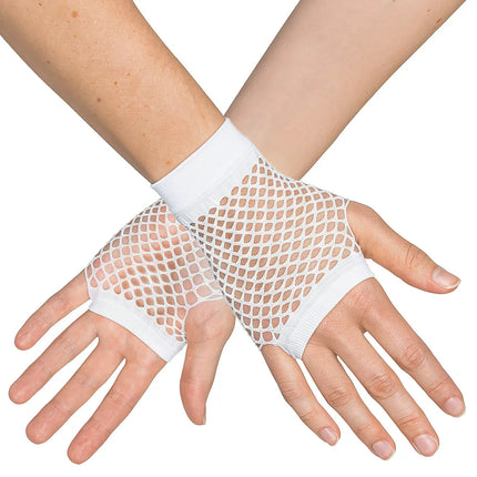 Visnet Handschoenen Wit