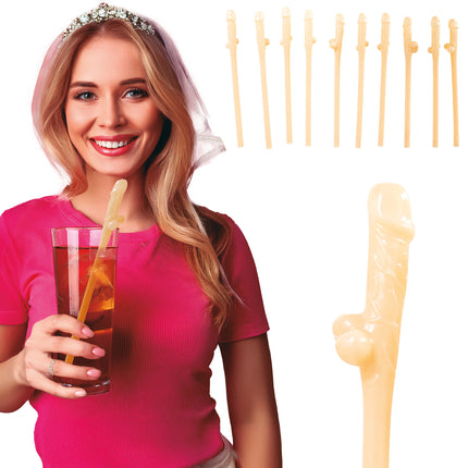 Penis oljet Nude 19.5cm 10kpl 10kpl