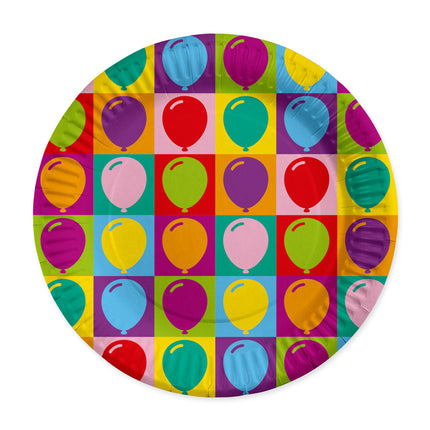 Värilliset paperipallot, 23 cm, 8 kpl
