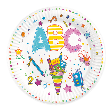 Back To School Borden Abc 23cm 8st