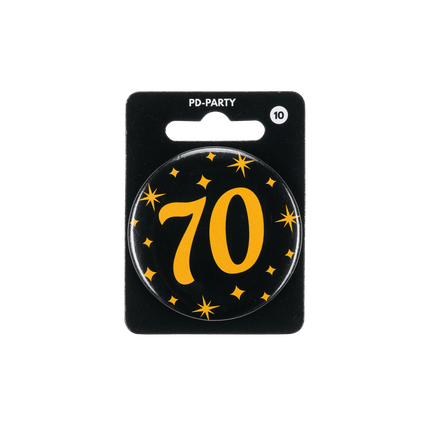 70 Jaar Button van Paper Dreams koop je bij Partywinkel