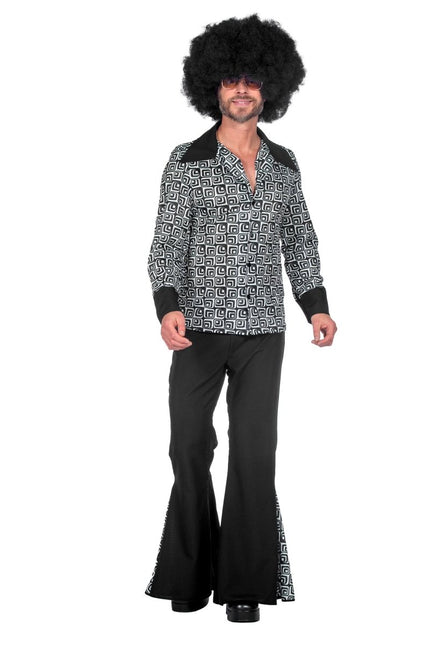 Disco Pak Zwart Wit Heren 2 delig van Wilbers & Wilbers koop je bij Partywinkel