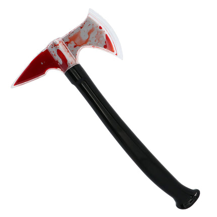 Halloween-leikkikirves, jossa on verijälkiä, 34 cm