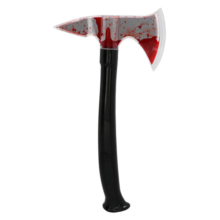 Halloween-leikkikirves, jossa on verijälkiä, 34 cm