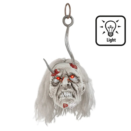 Halloween Fake Zombie Head 36cm
