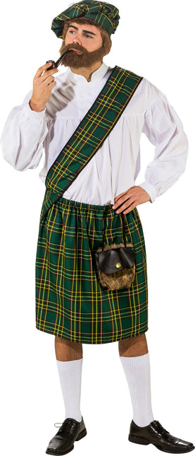 Skotlantilainen mies vihreä