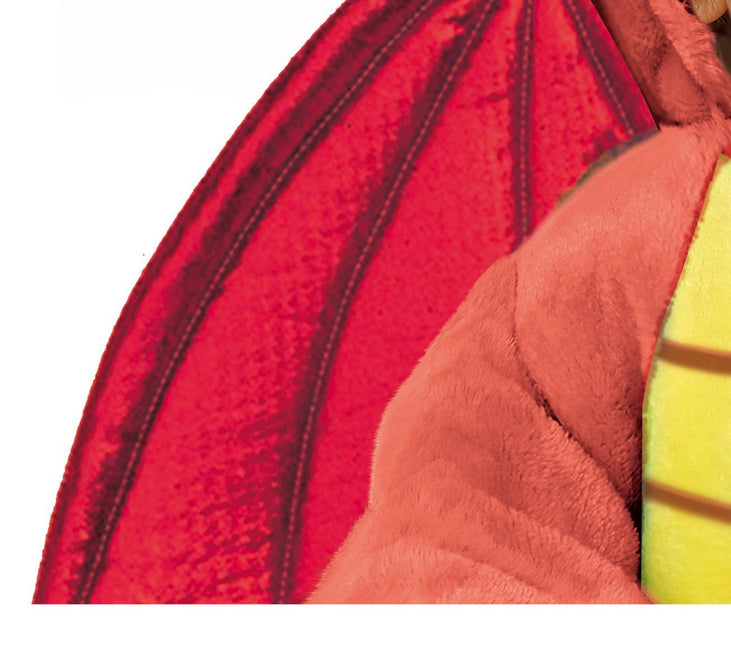 Lohikäärme puku vauva punainen