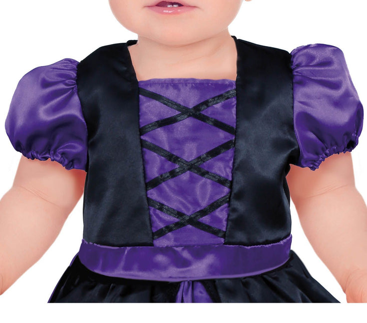 Halloween puku vauva noita violetti