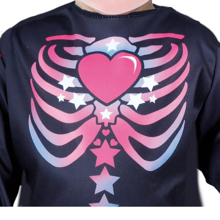 Halloween puku vauva luuranko vaaleanpunainen