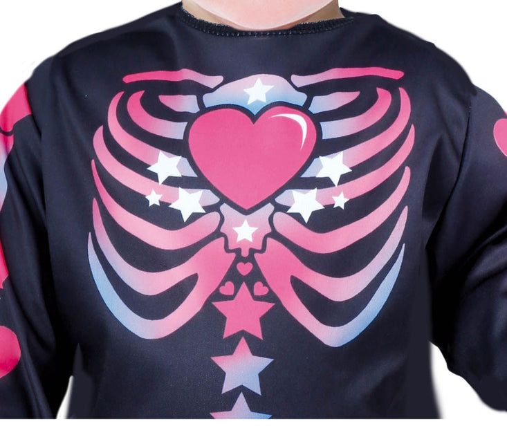 Halloween puku vauva luuranko vaaleanpunainen