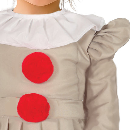 Halloween mekko tyttö pelle kauluksella
