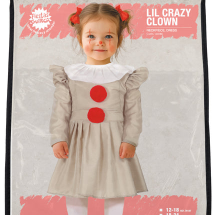 Halloween mekko tyttö pelle kauluksella