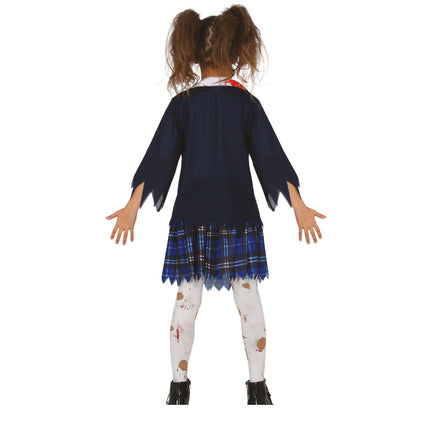 Halloween puku tyttö zombie tutkija