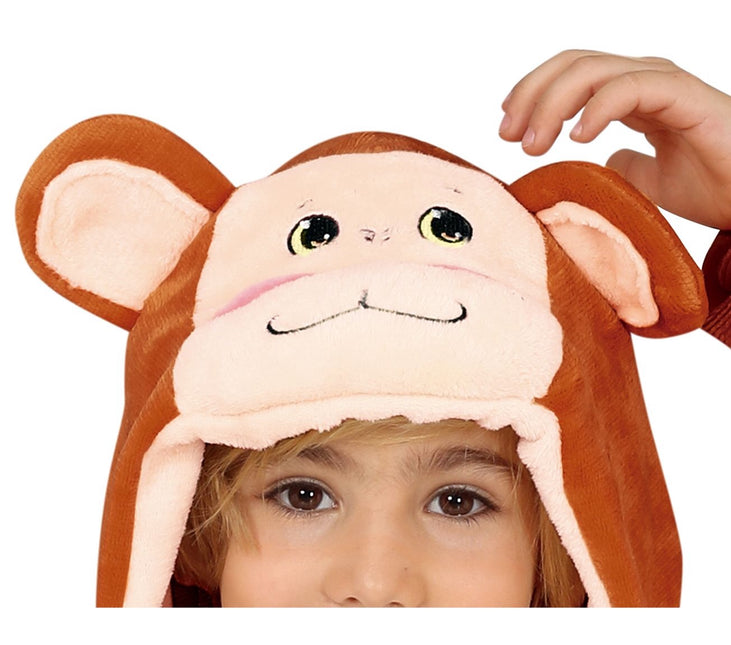 Monkey Onesie Child Brown 5-6 vuotta | 110-115cm