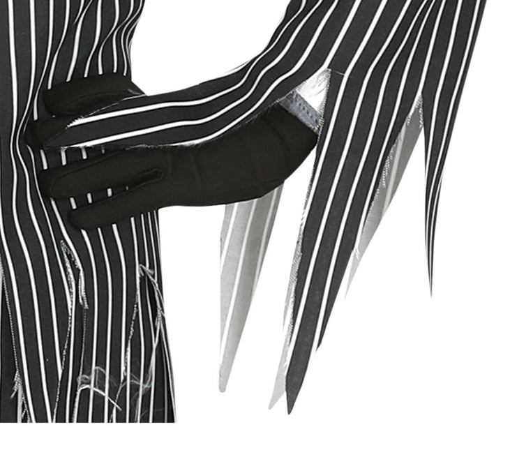 Luuranko Halloween puku lapsi musta valkoinen