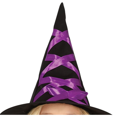 Noita Halloween puku tyttö musta violetti