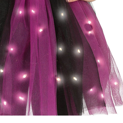 Noita Halloween puku tyttö musta violetti