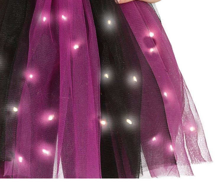 Noita Halloween puku tyttö musta violetti