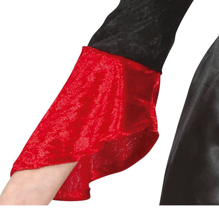 Vampyyri Halloween puku tyttö punainen