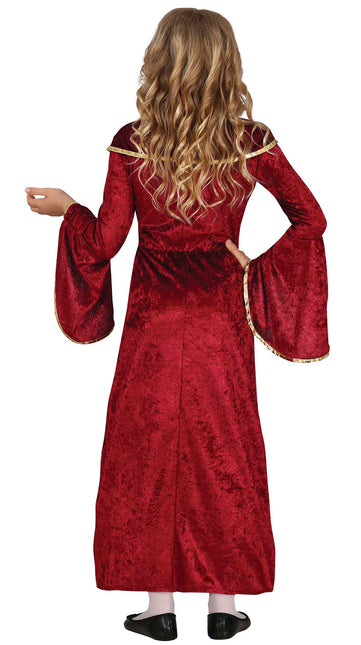 Prinsessa puku tyttö keskiajalla