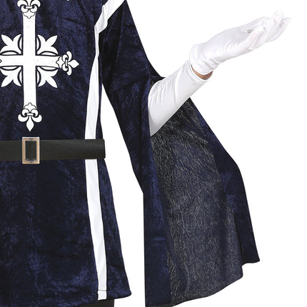 Muskettisoturin puku poika sininen