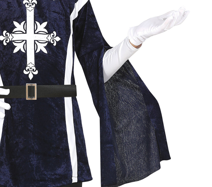 Muskettisoturin puku poika sininen