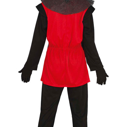 Ritari puku poika punainen