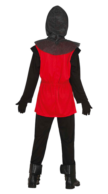 Ritari puku poika punainen