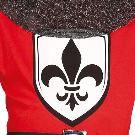 Ritari puku poika punainen