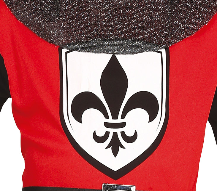 Ritari puku poika punainen