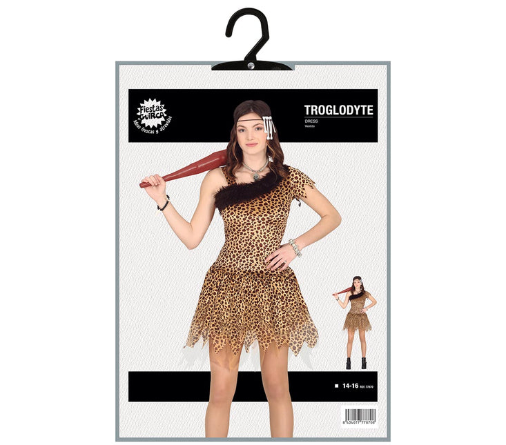 Luolamies puku tyttö 14/16 vuotta vanha