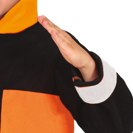 Ninja puku poika oranssi musta