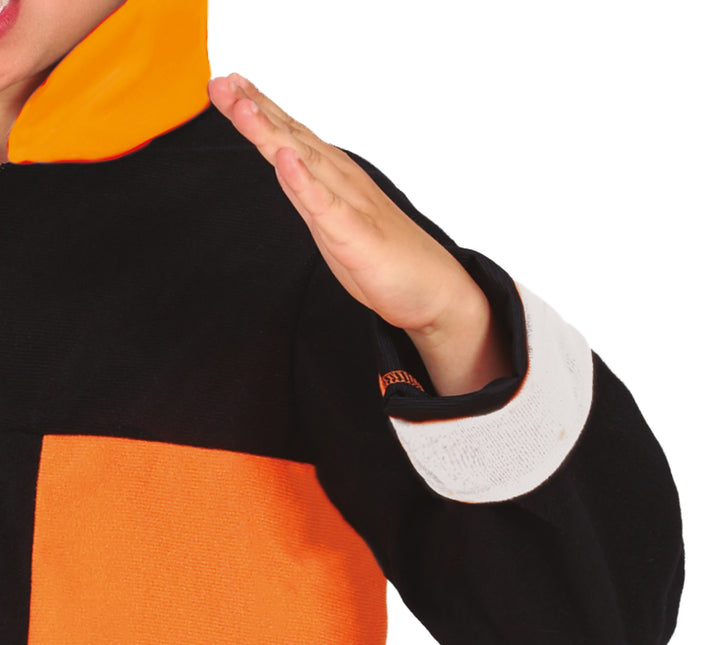 Ninja puku poika oranssi musta